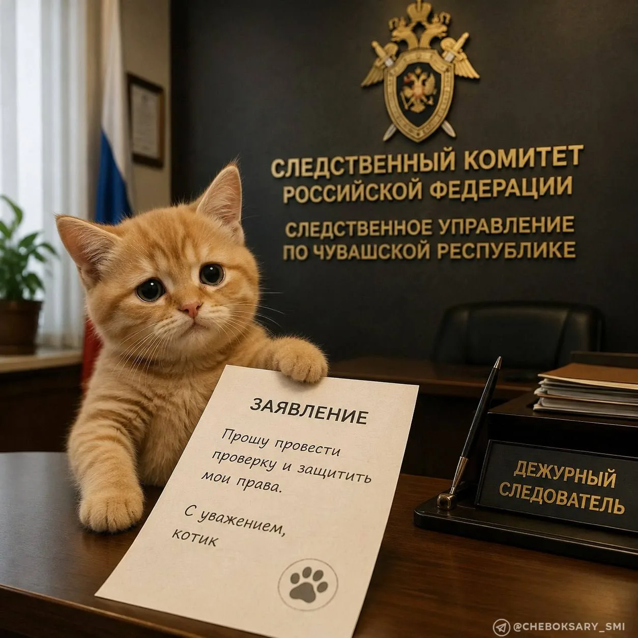 Обращений в Следком Чувашии стало больше на 6,4%