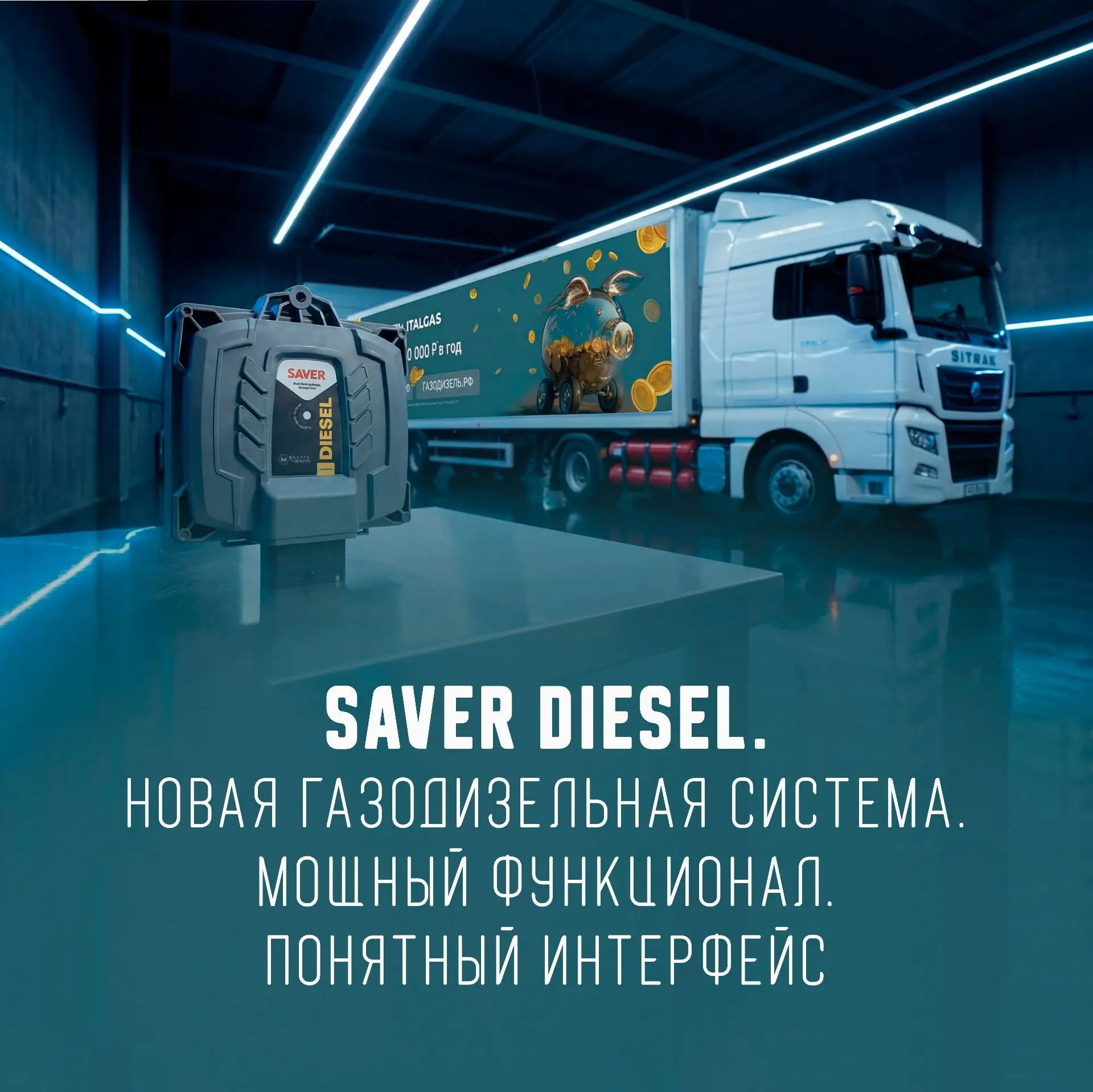 SAVER DIESEL. Новая газодизельная система