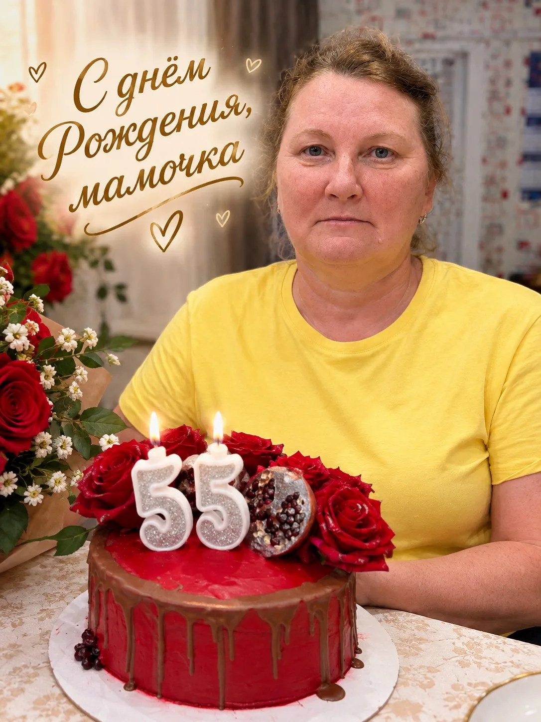 Получилось съездить поздравить маму 🥳 позже всех приехала но подольше посидела, Марат ...