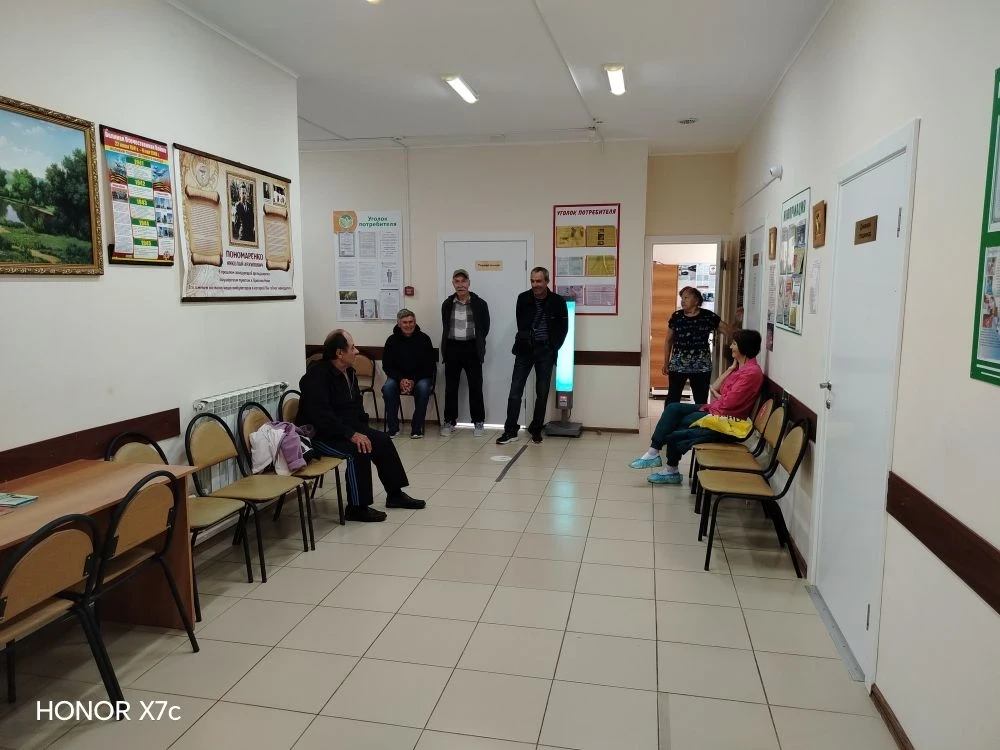 30.05.2026, выездная диспансеризация прошла в амбулатории х. Красная Нива!
🟢   Врачом терапевтом Си