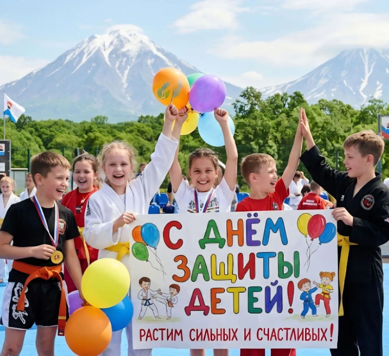 ​🏆 С Днём защиты детей! Растим сильных, смелых и счастливых! ☀️