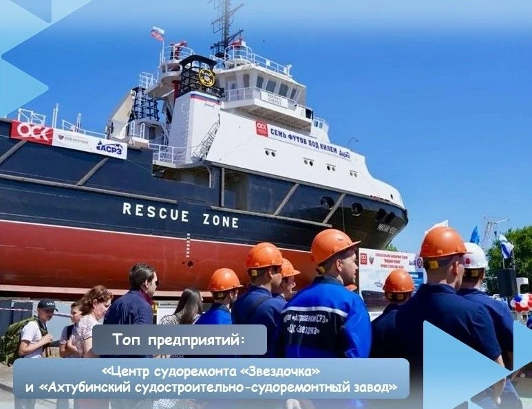 В Астраханской области открыто более 100 вакансий в сфере судостроения