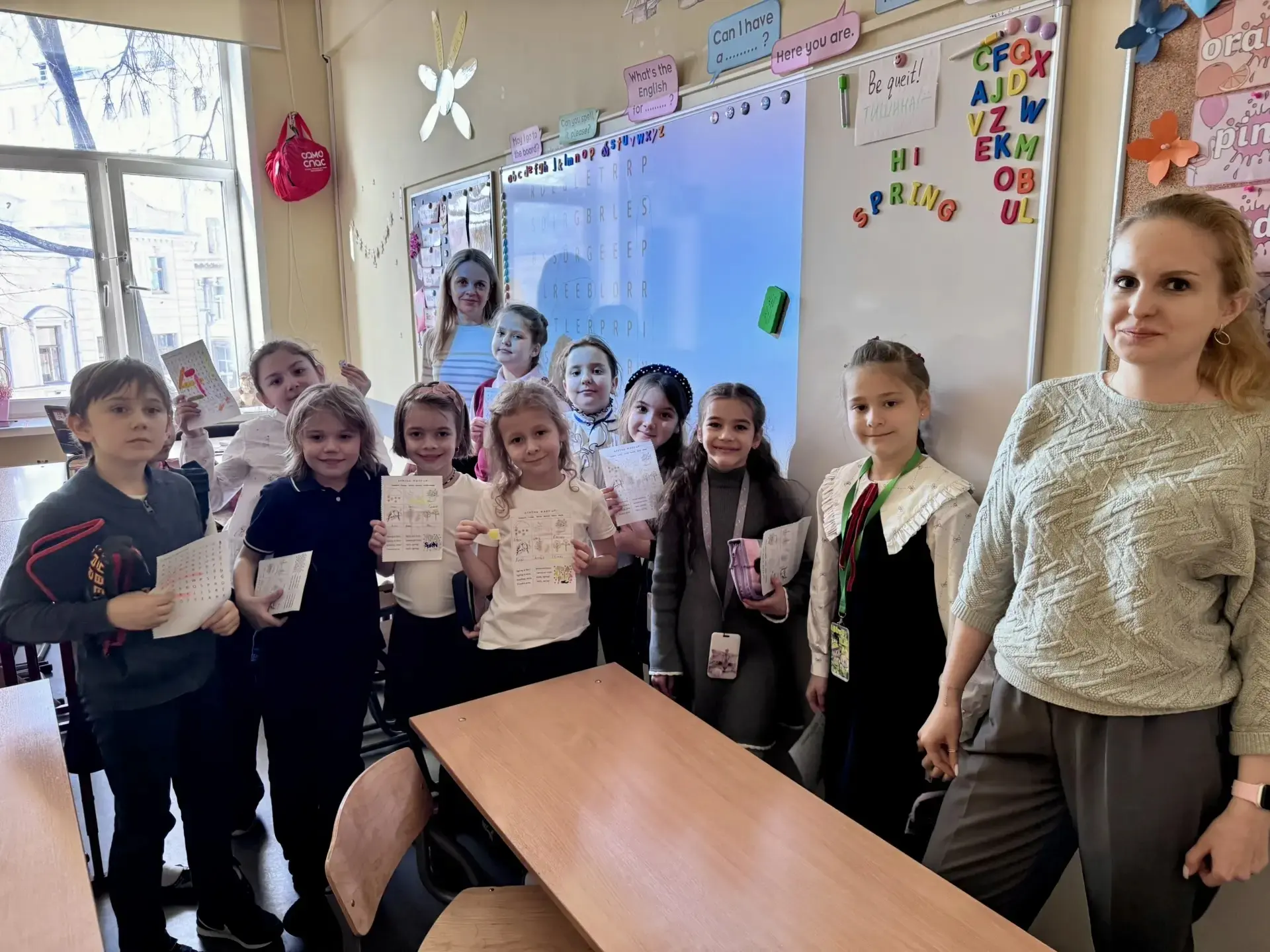 🌷Внеурочное занятие на английском языке «Пробуждение природы», посвященное началу весны, прошло сред