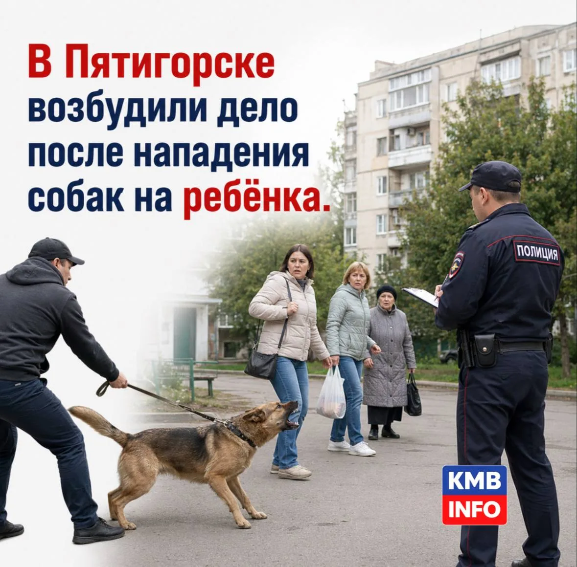 → В Пятигорске возбудили дело после нападения собак на ребёнка.

В посёлке Горячеводском 11 августа 