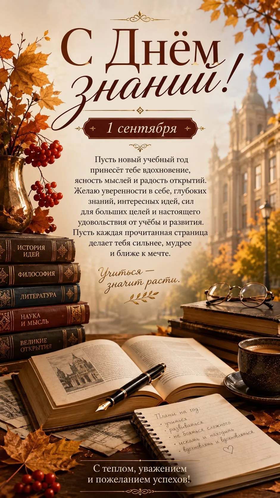 Сегодня особенный день — мы открываем дверь в новый учебный год! 🏫✨