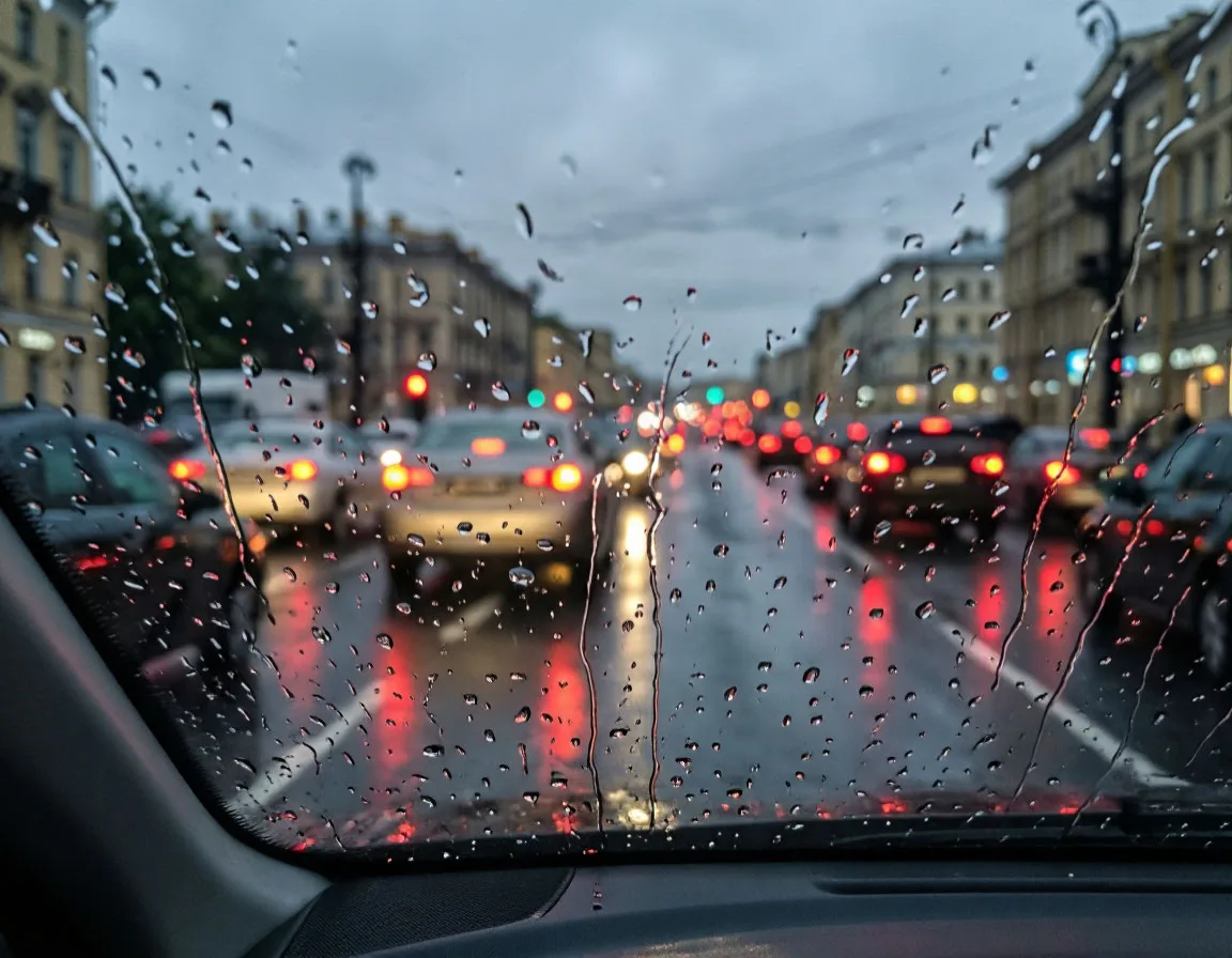 ☔️ Календарное лето, а за окном — типичный Питер!