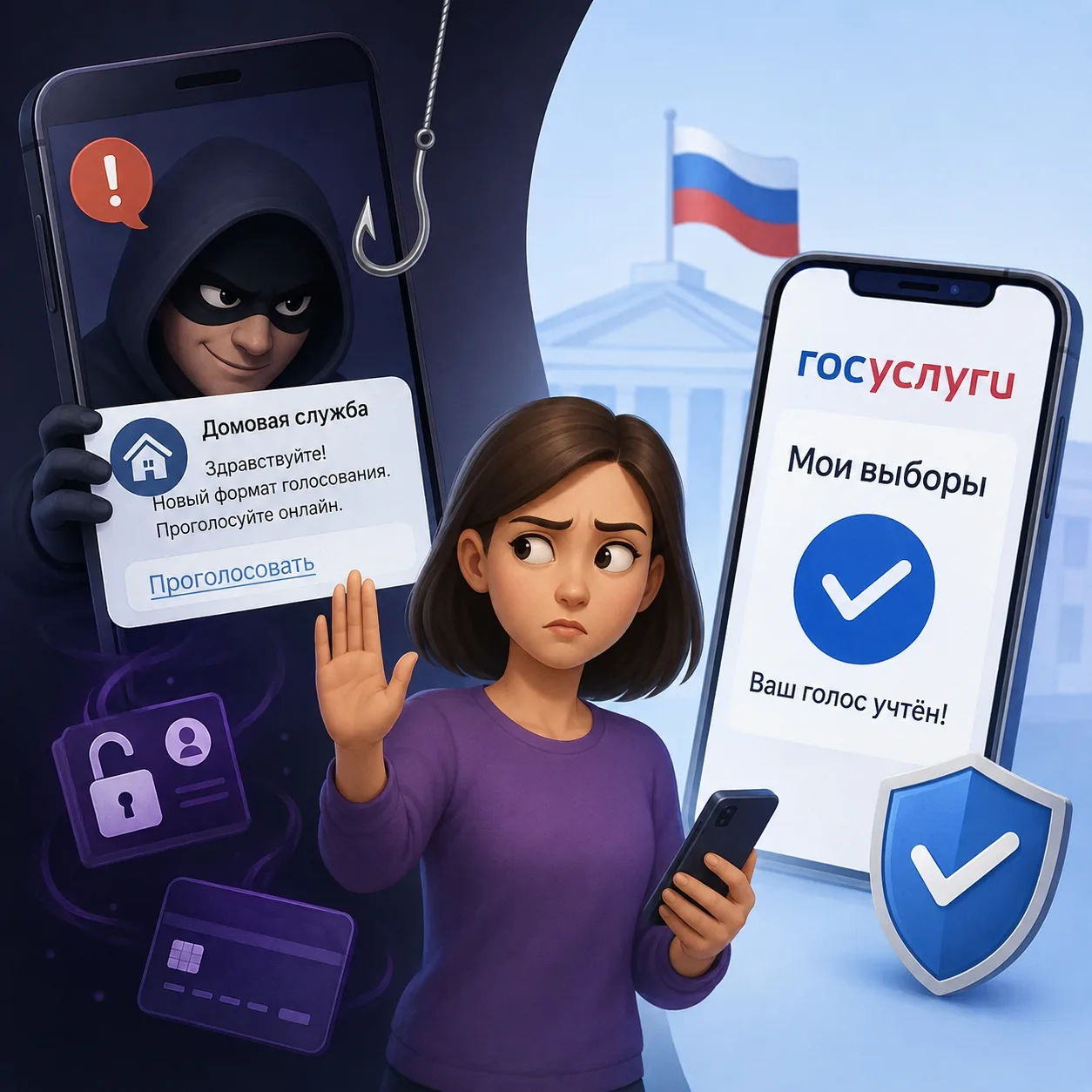 Перед выборами мошенники вернулись к своему старому сценарию.
