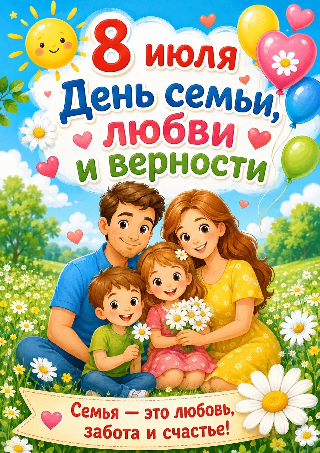 С Днём семьи!
В крепкой семье - сила рода и мудрость предков. Пусть ваши традиции согревают дом, а д