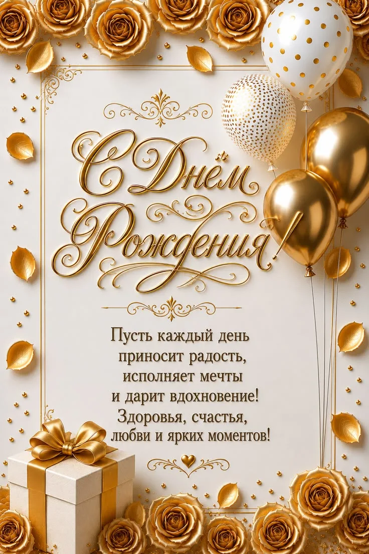 Поздравляем с Днём рождения! 🎂🎁