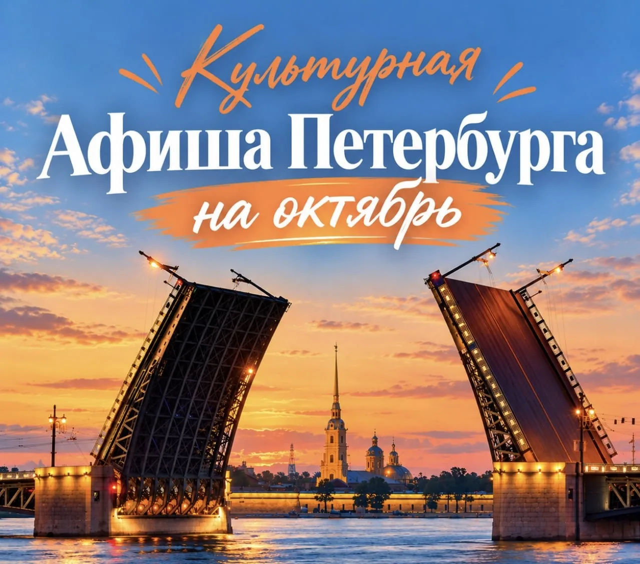 🍂 Культурная афиша Петербурга на октябрь