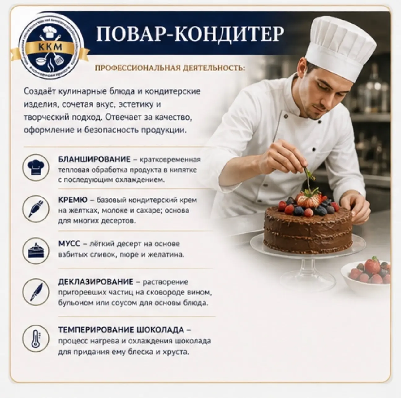 Кулинарный колледж? Это звучит вкусно!  Но на самом деле — ещё и очень современно, технологично и пе