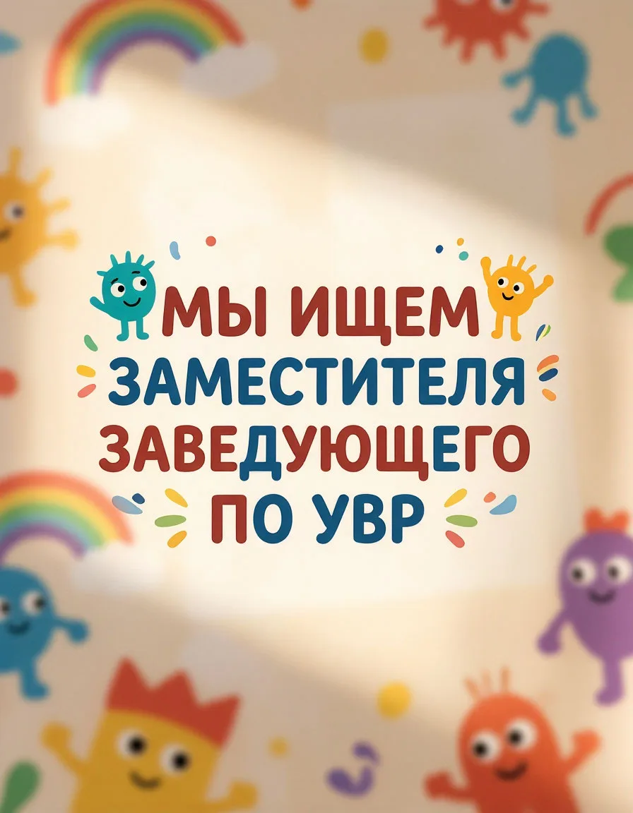 ❤Мы ищем тебя!❤

Вакансия: заместитель заведующего по учебно-воспитательной работе (УВР) в МБДОУ Дет