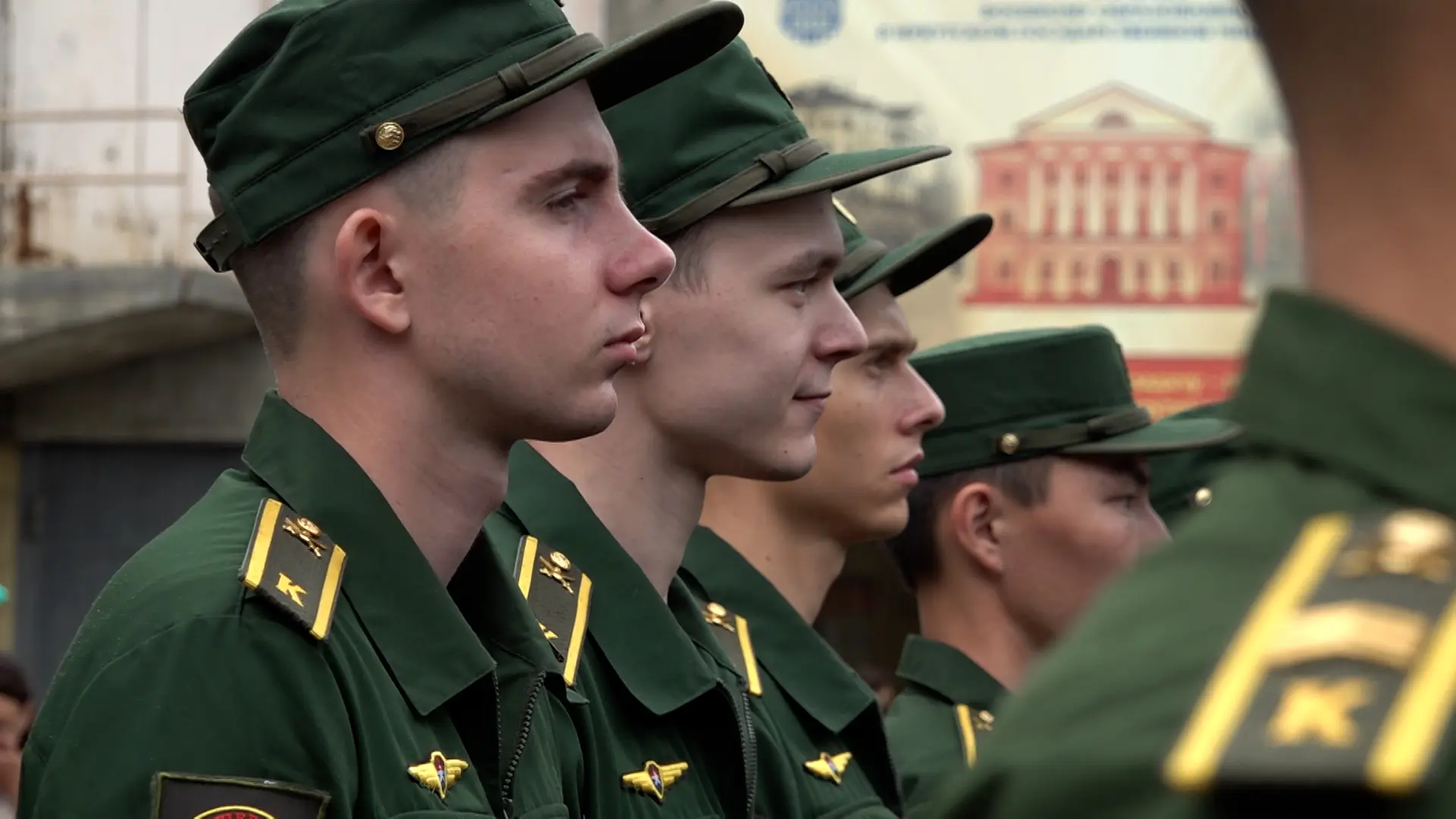 Курсанты военного учебного центра имени дважды Героя Советского Союза генерала армии Афанасия Павлан
