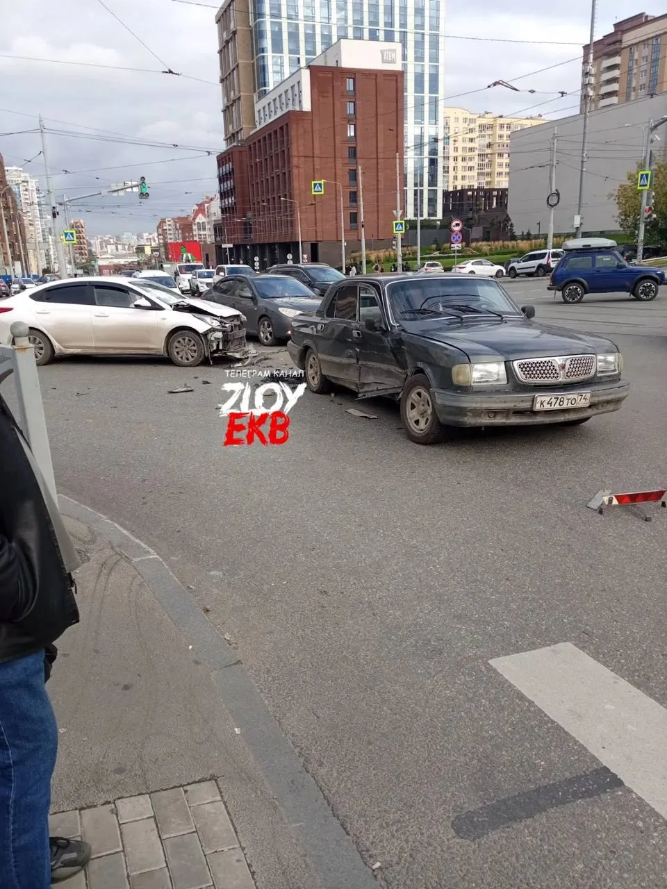 На перекрестке Радищева - Московская ДТП