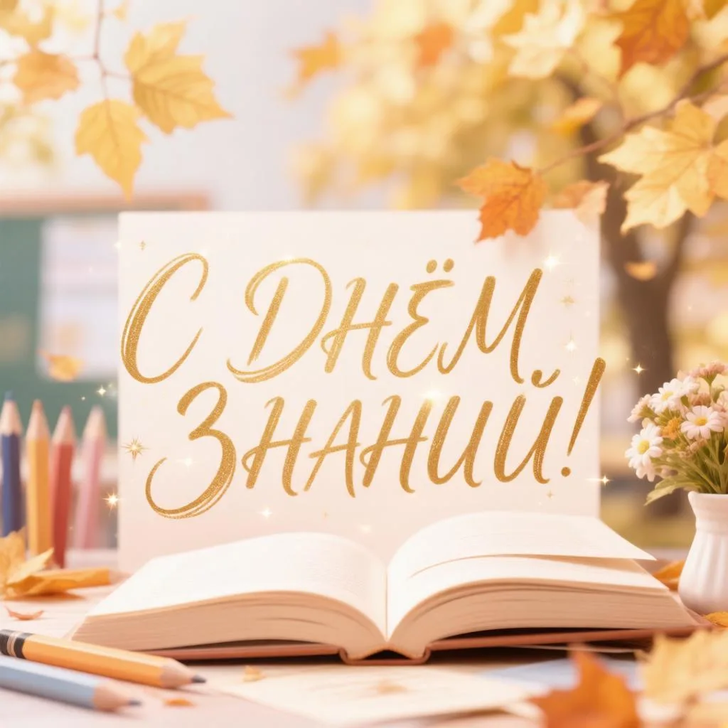 🎉 С Днём знаний, дорогие педагоги, учащиеся, студенты и родители! 🎉