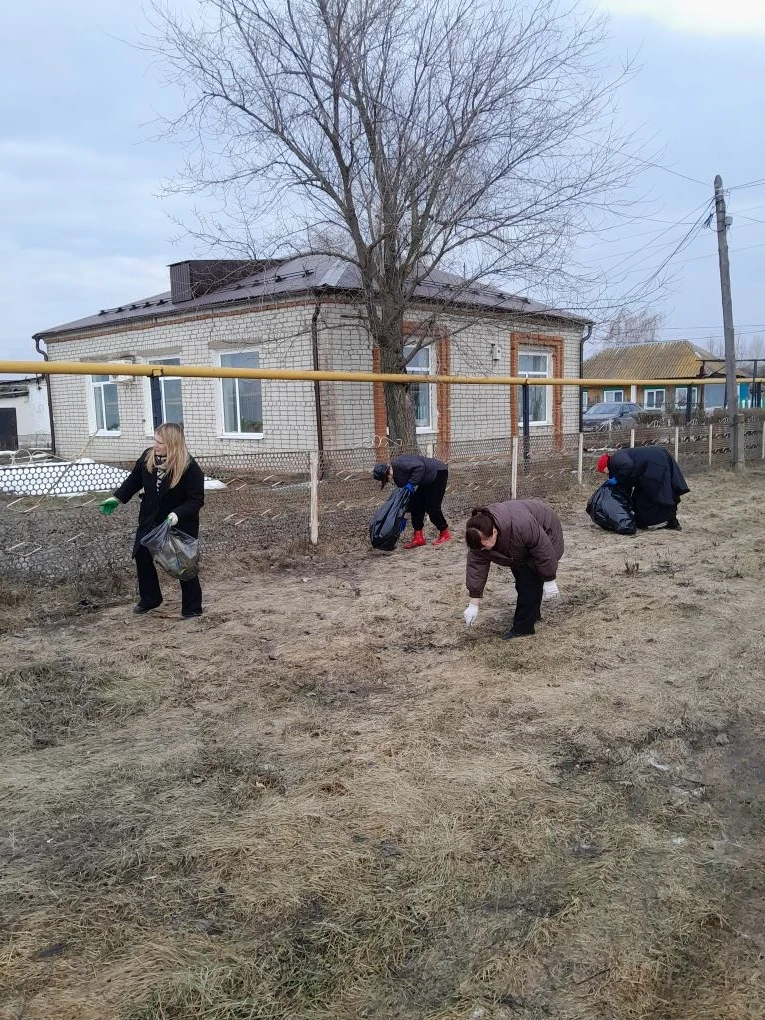 Субботник в с. Прибрежное