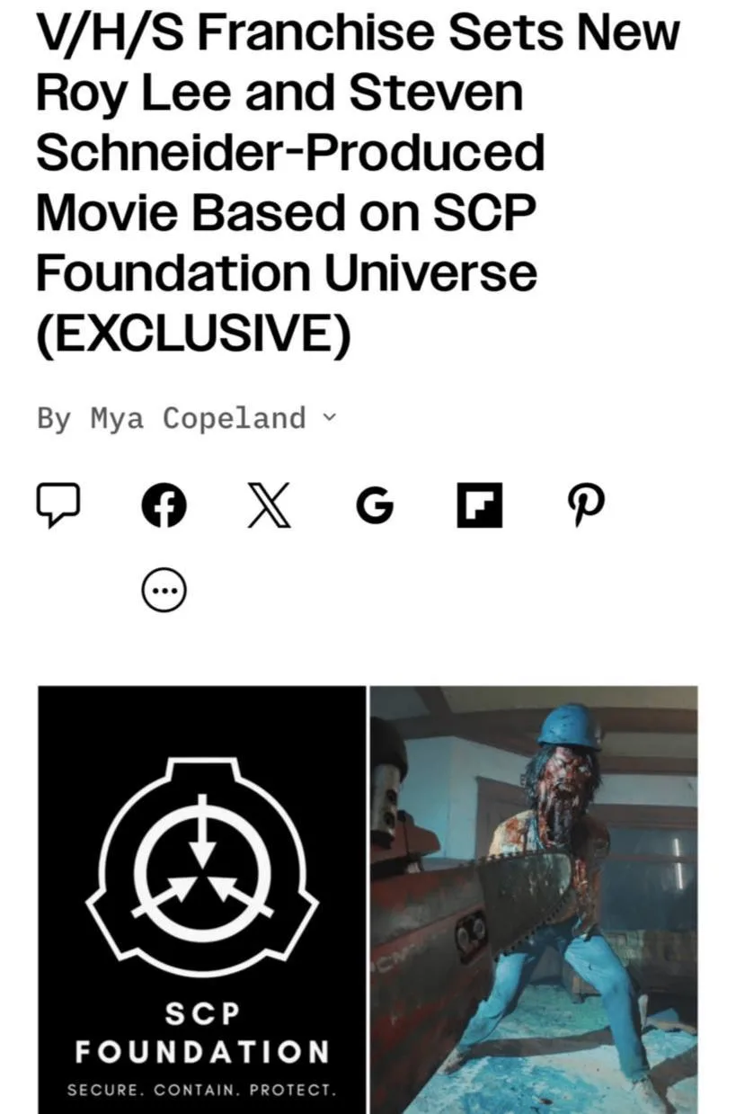 По вселенной хорроров SCP Foundation снимут полнометражный ФИЛЬМ — производством займутся создатели 