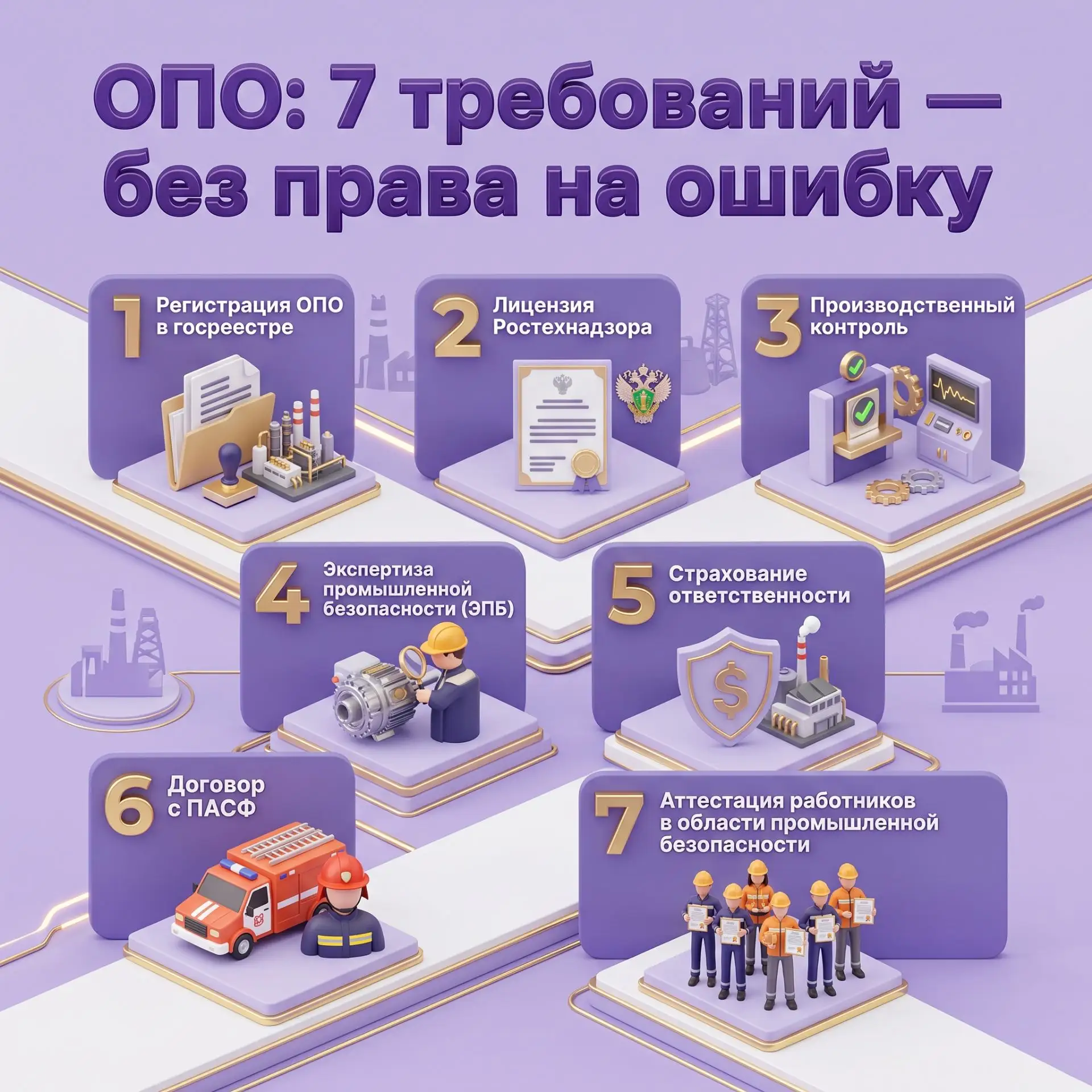 🏭Эксплуатируете ОПО? Вот 7 требований ФЗ-116, за которые спрашивает Ростехнадзор — без...