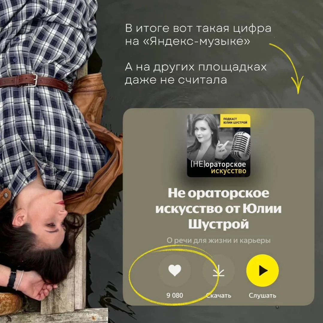 Кстати, за все время существования подкаста я не вложила в продвижение подкаста ни копе...
