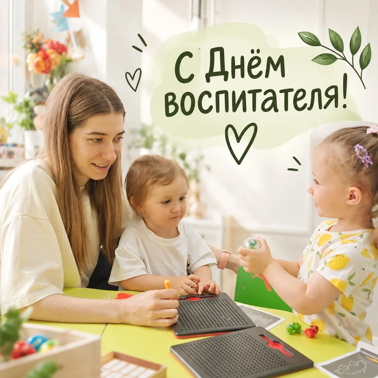 💛 Сегодня — День воспитателя!