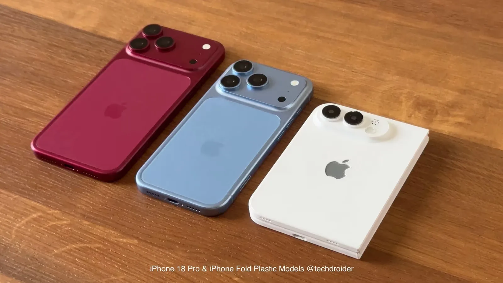 Вся линейка новых iPhone 2026 года (Pro Max, Pro и складной Ultra). 

Первая раскладушка вроде как б