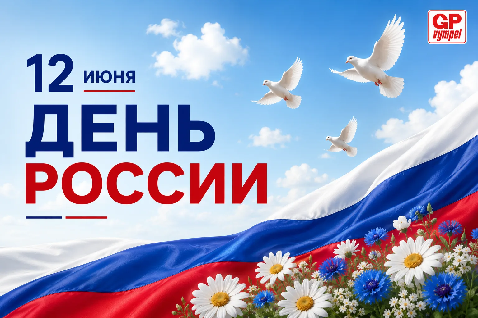 С Днём России!

Этот праздник объединяет миллионы людей, которые любят свою страну, трудятся, строят