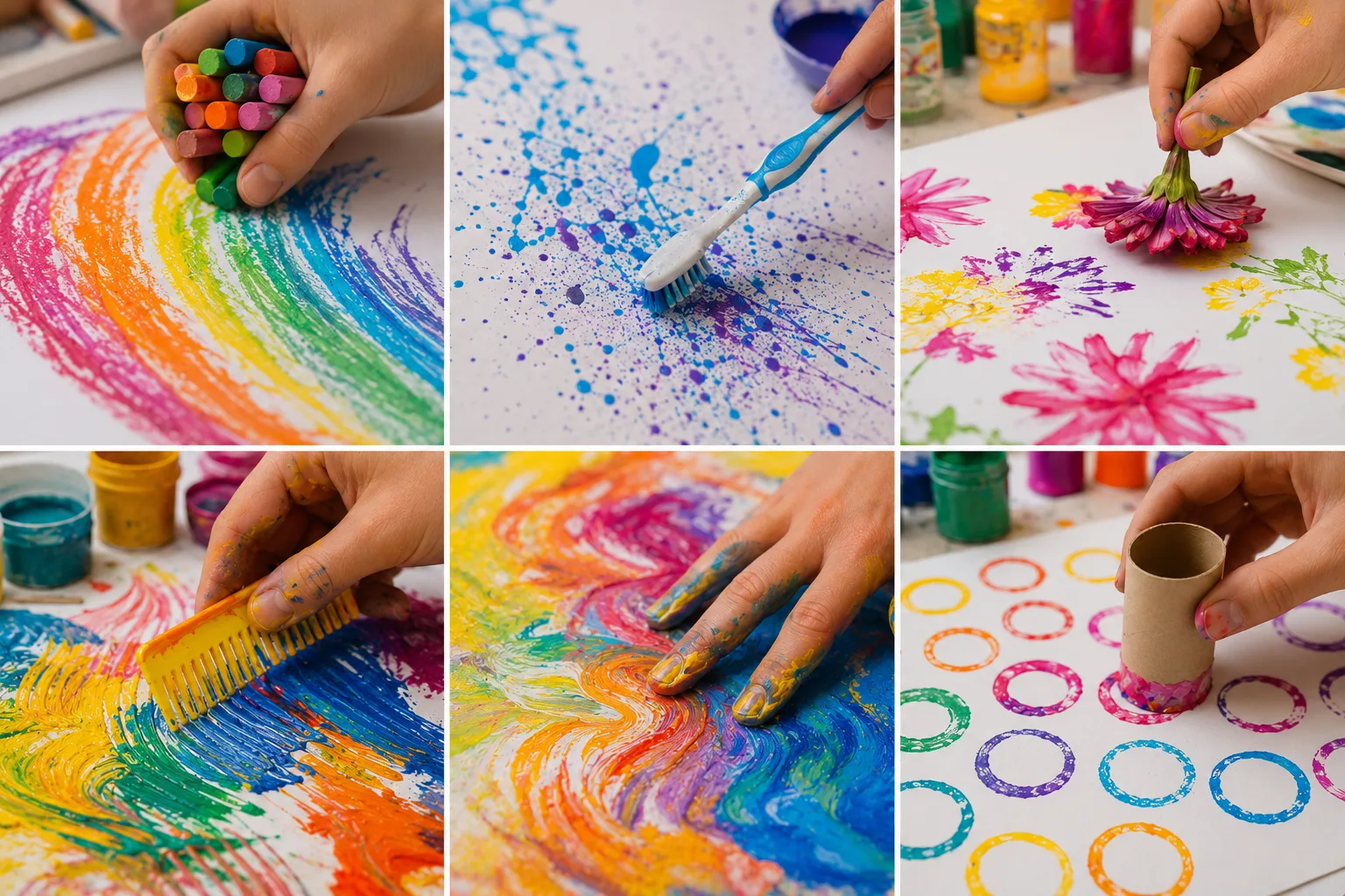 🎨 Самые странные вещи, которыми рисуют художники 😄