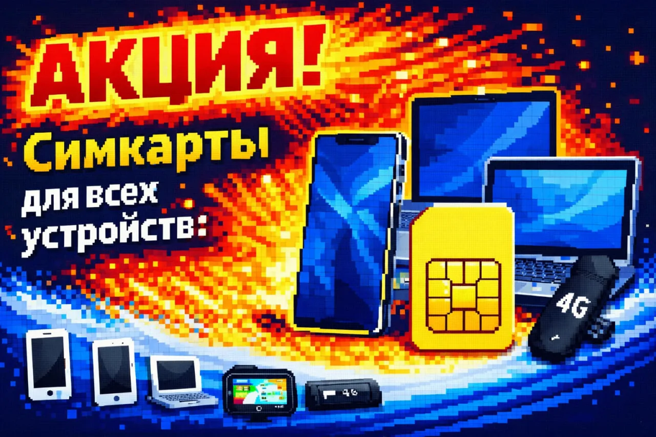 🔥Распродажа симкарт для любых устройств🔥🔥Только сегодня стоимость любой симкарты  из списка ниже 300