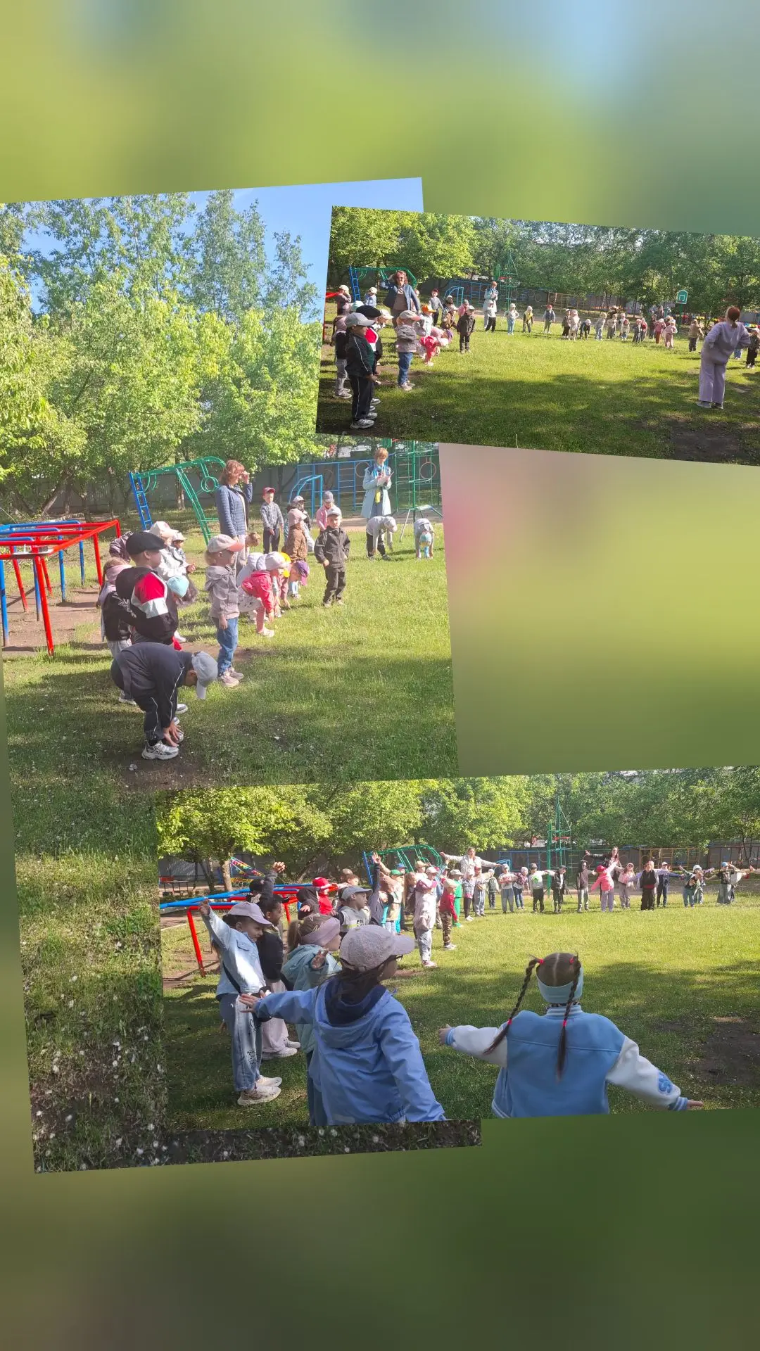 ☀🌸Наконец-то наша погода дала нашим деткам провести музыкальную зарядку на улице. Последние недели 