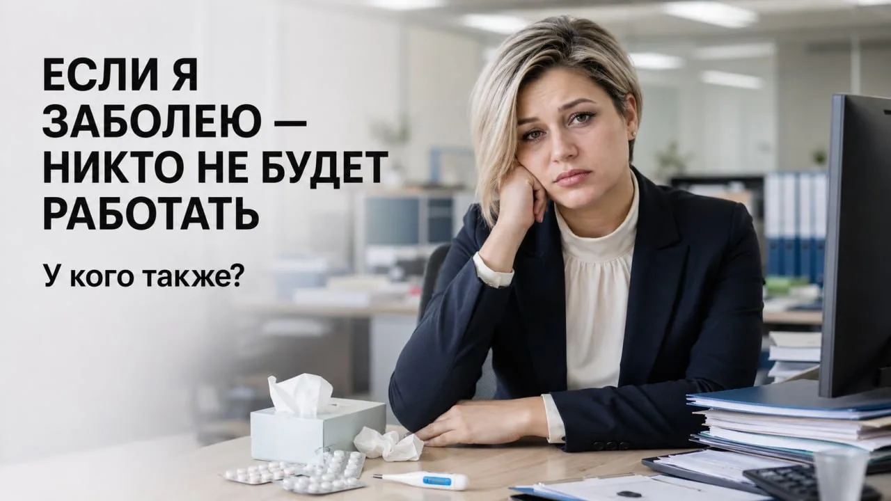 Если я заболею, никто не будет работать