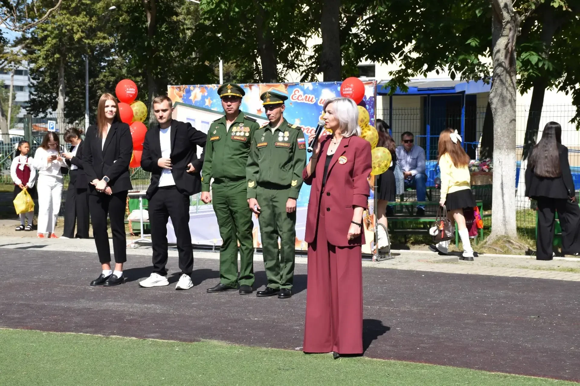1 сентября ученики 2, 3 и 6 классов, приняли поздравление на празднике 1 сентября!
