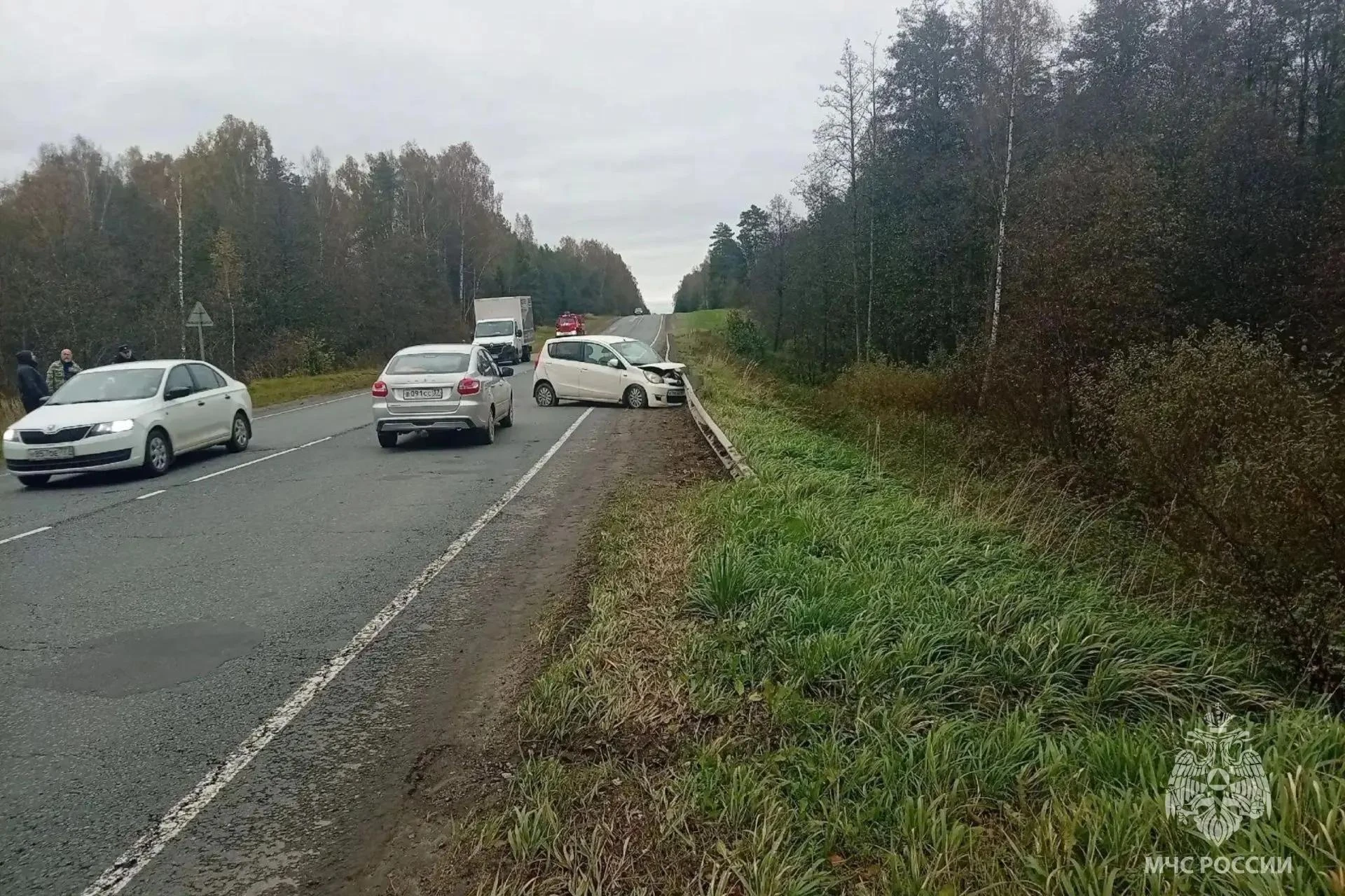 🚨Двое взрослых и ребёнок пострадали в жёстком ДТП в Ивановской области