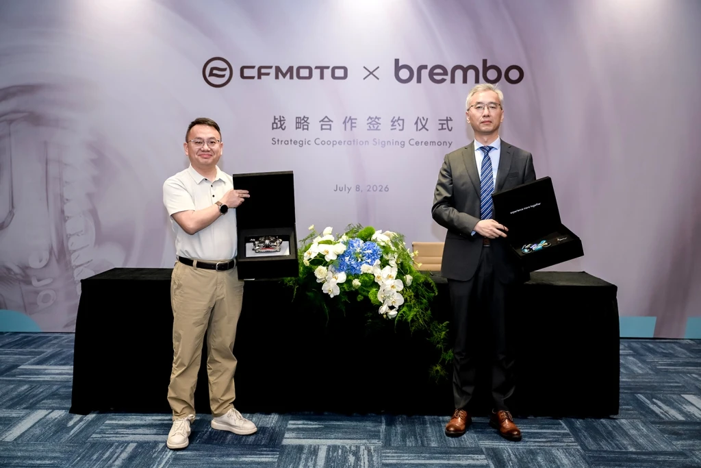 🔥 CFMOTO и Brembo — стратегическое партнёрство на годы вперёд!