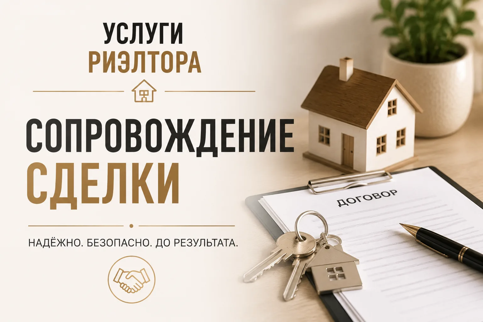 Когда достаточно сопровождения сделки, а не полного комплекса услуг?