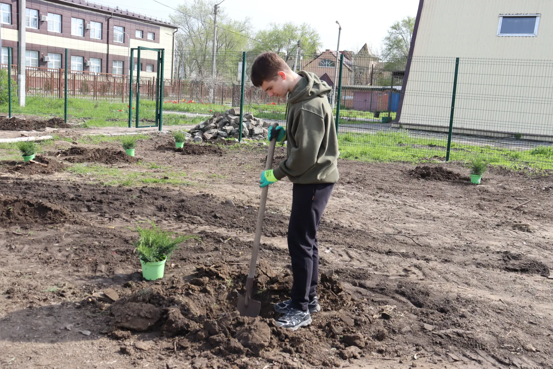 🌿 В СТАНИЦЕ КРИВЯНСКАЯ ВЫСАДИЛИ МОЖЖЕВЕЛЬНИКИ И ДРУГИЕ КУСТАРНИКИ В ДЕНЬ ДРЕВОНАСАЖДЕНИЯ  Сегодня, 1