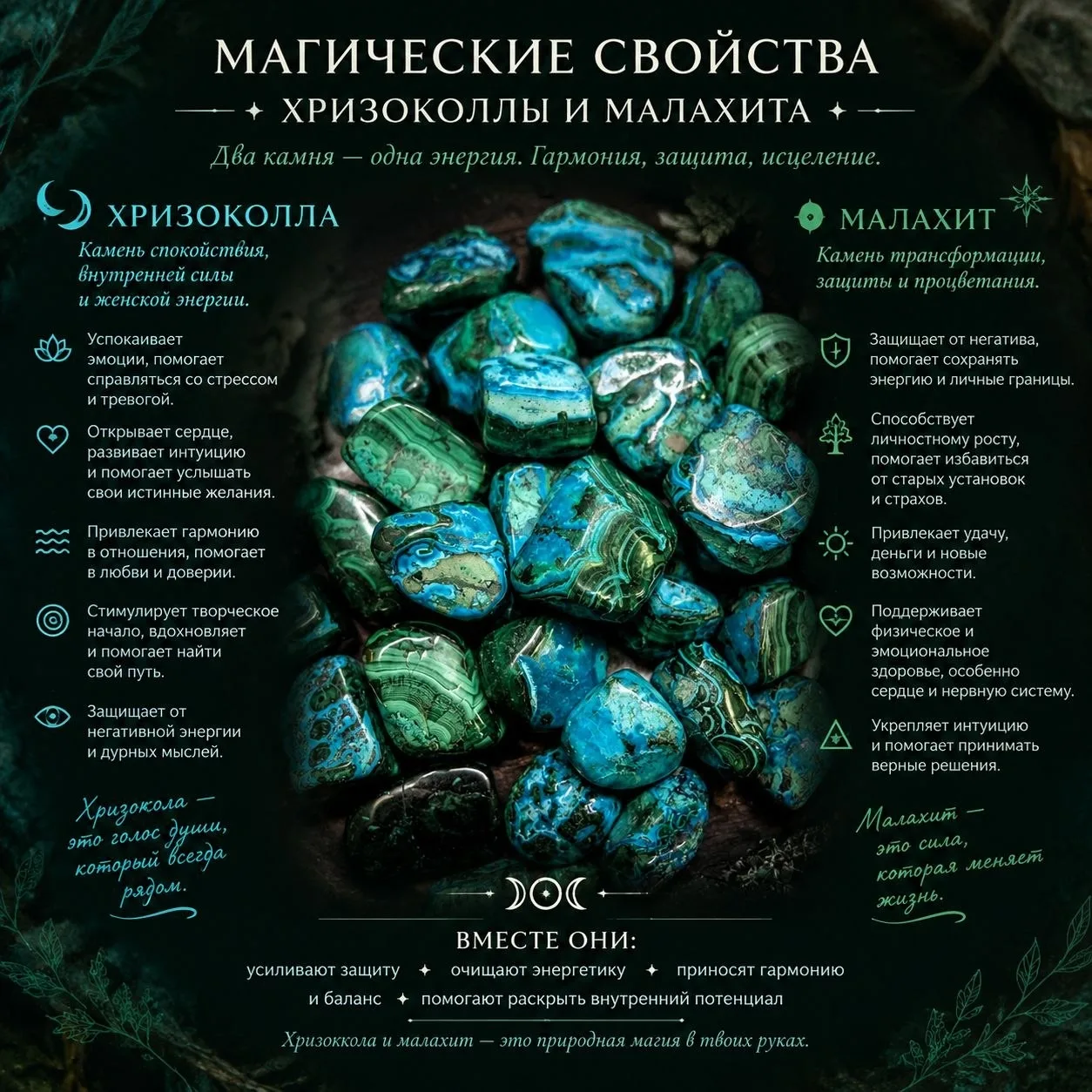 Прекрасный камень, чтобы внести гармонию в свою жизнь 💎