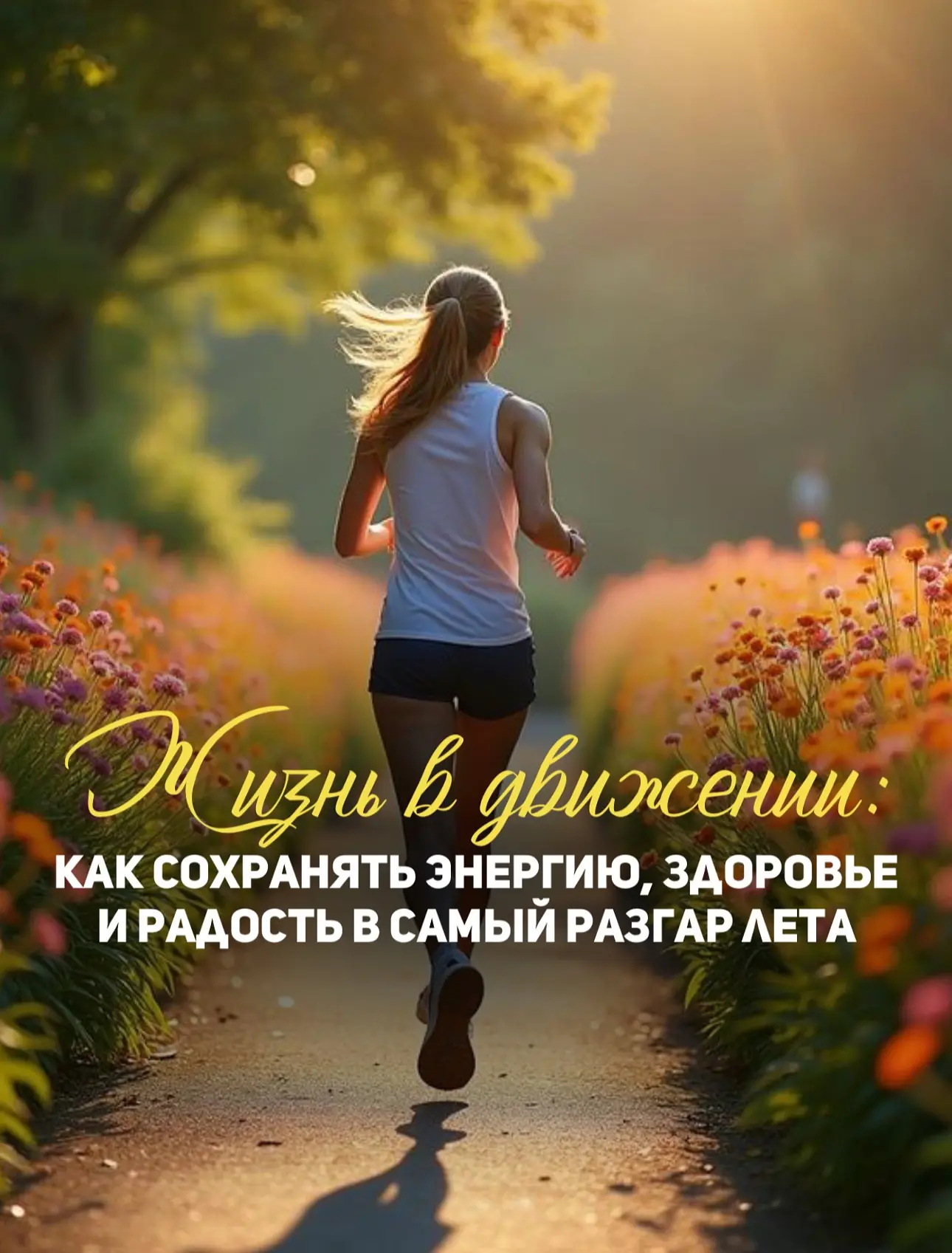 Жизнь в движении: как сохранять энергию, здоровье и радость в самый разгар лета