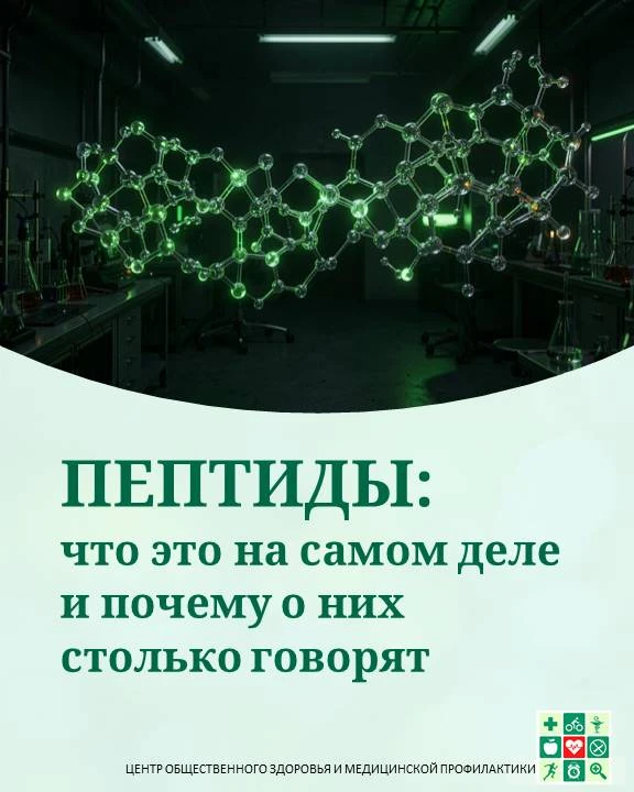 Пептиды: что это на самом деле и почему о них столько говорят