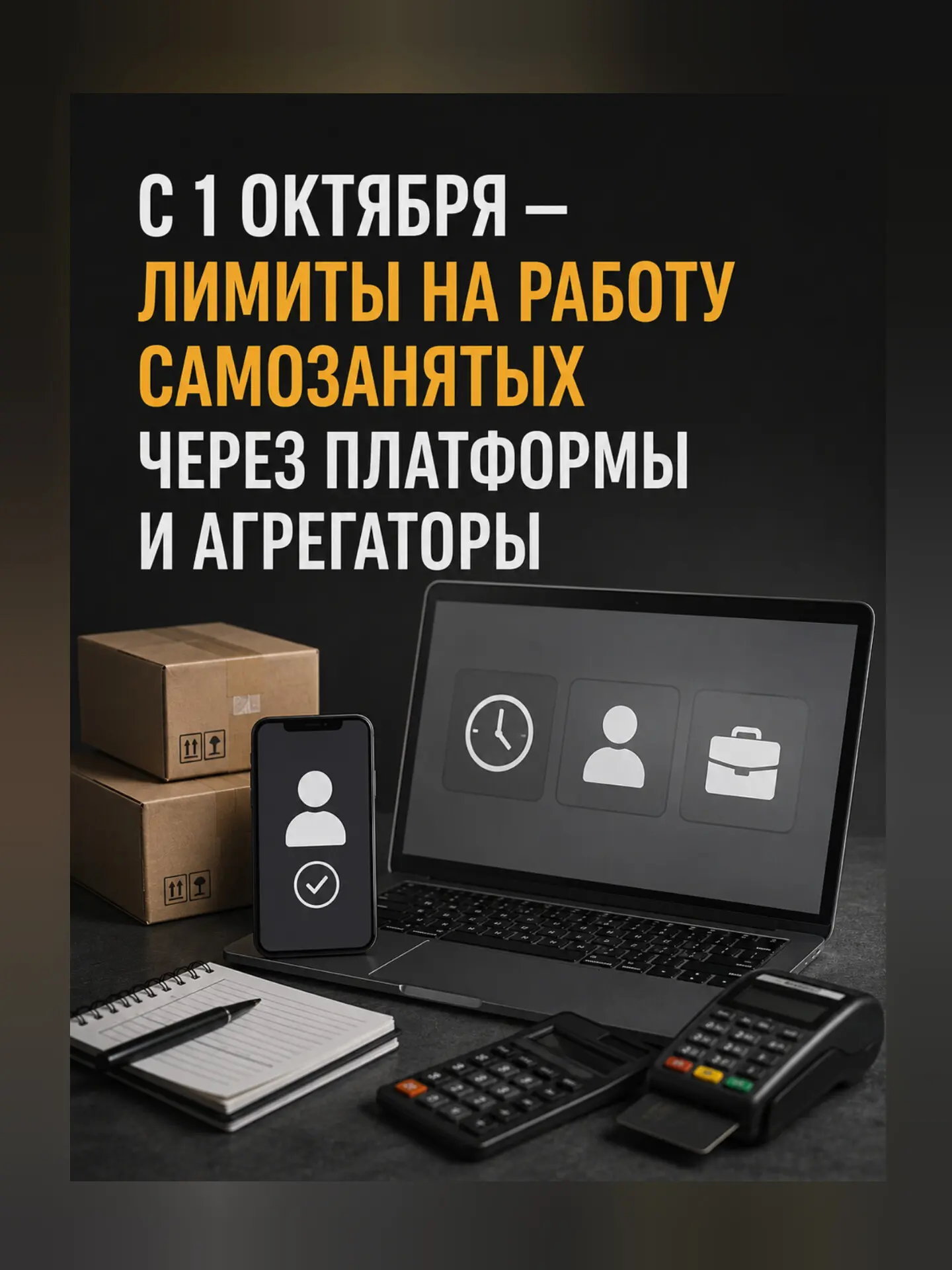 ❗️ С 1 октября для самозанятых через платформы вводят новый лимит