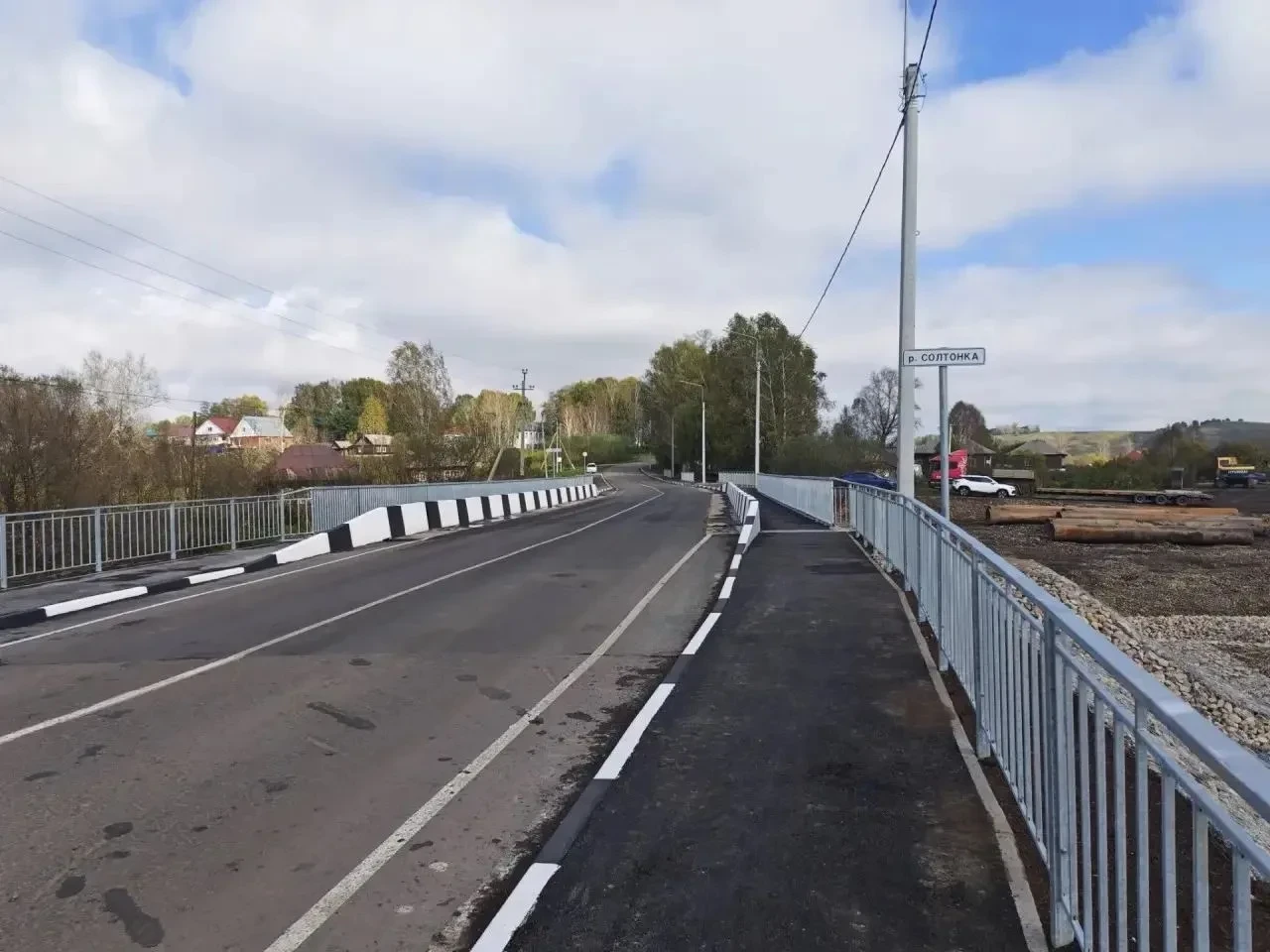 🌉 В Солонешенском районе восстановили два моста через Солоновку