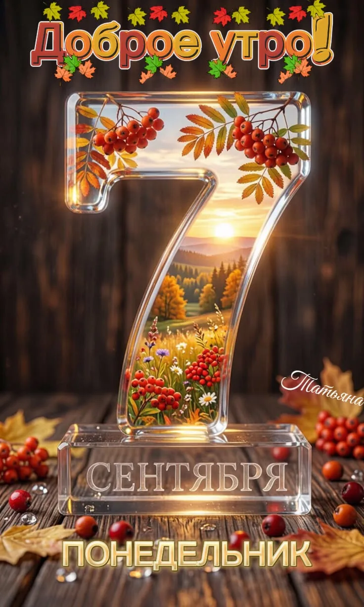 С 7 сентября