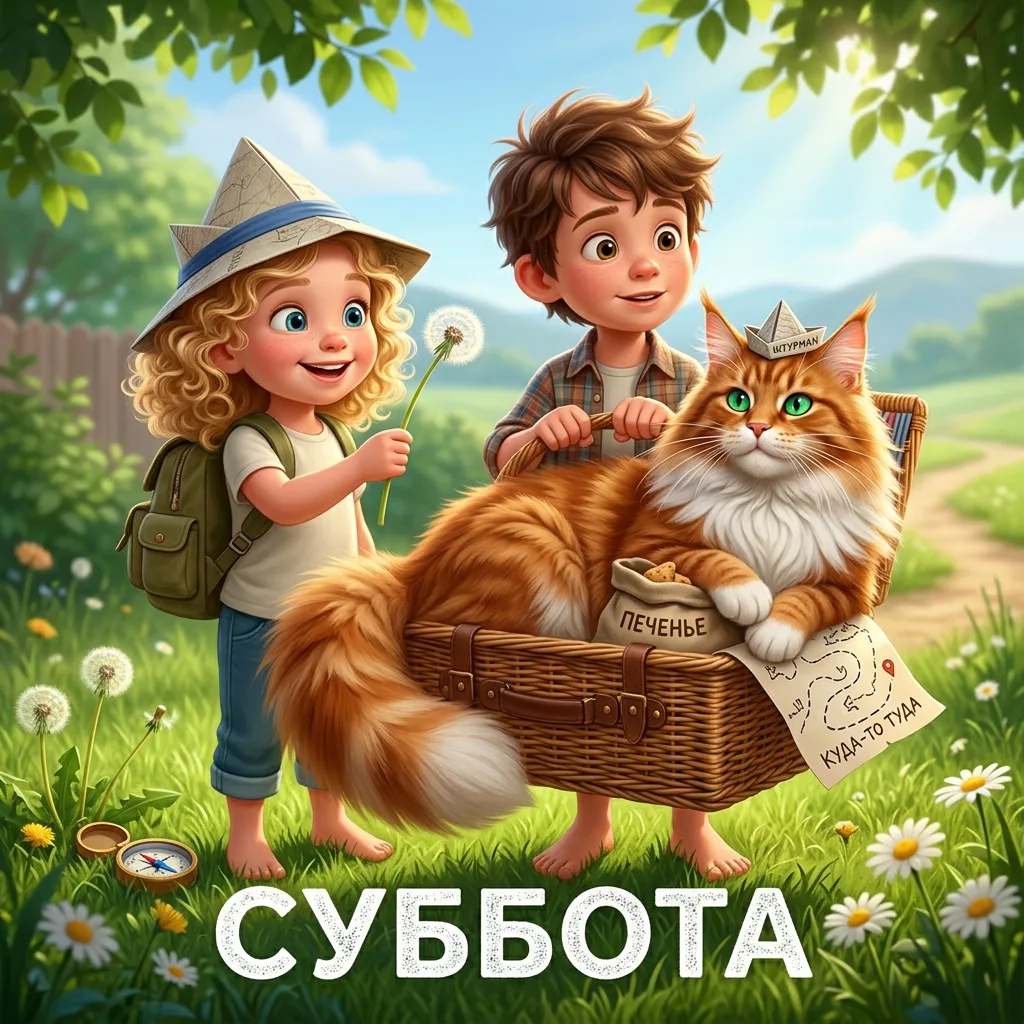 Суббота — это когда ты выходишь из дома без плана, но с полным рюкзаком печенья, и точно знаешь: при