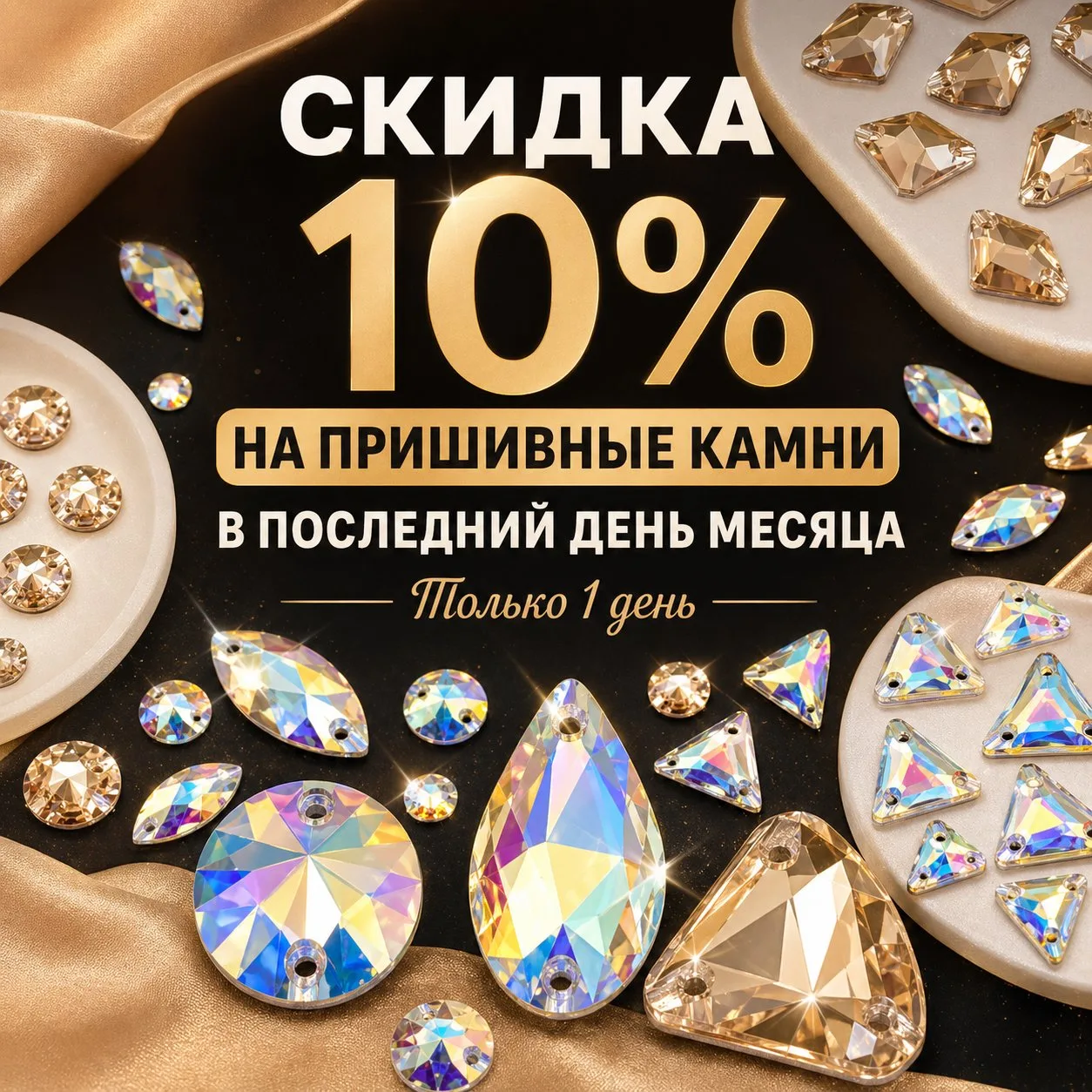 Друзья, сегодня у нас скидка последнего дня месяца 💎✨