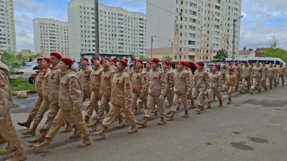 ✅В канун великого дня, Дня Победы, 8 мая, юнармейцы отряда " Ястреб" приняли участие в Параде Победы