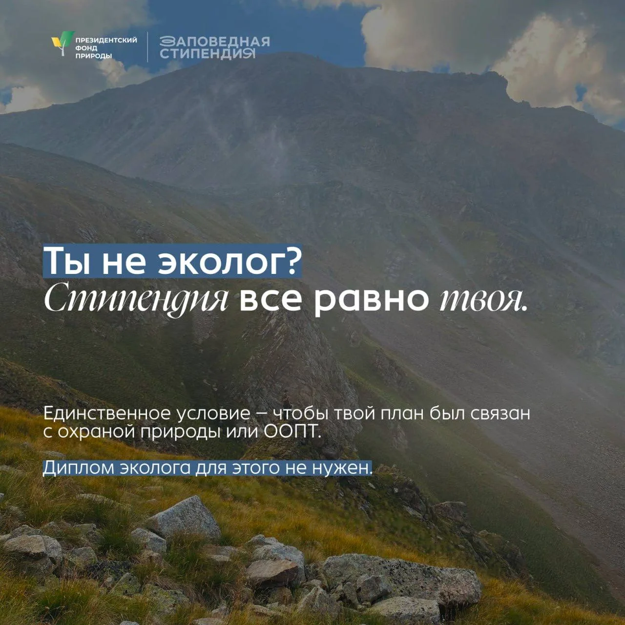Для студентов, которые увлекаются защитой природы и хотят развиваться в природоохранной...