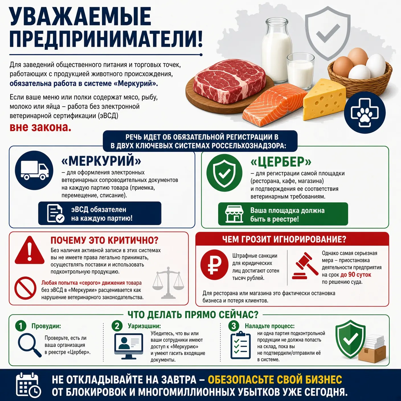Уважаемые предприниматели! Для заведений общественного питания и торговых точек, работа...
