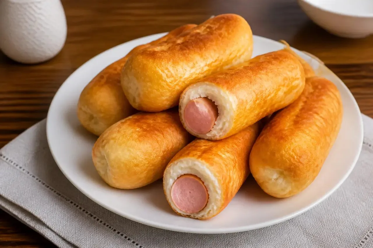 Сосиски в «шубке» из молока и взбитого белка — простой рецепт для вкусного ужина. Понад...
