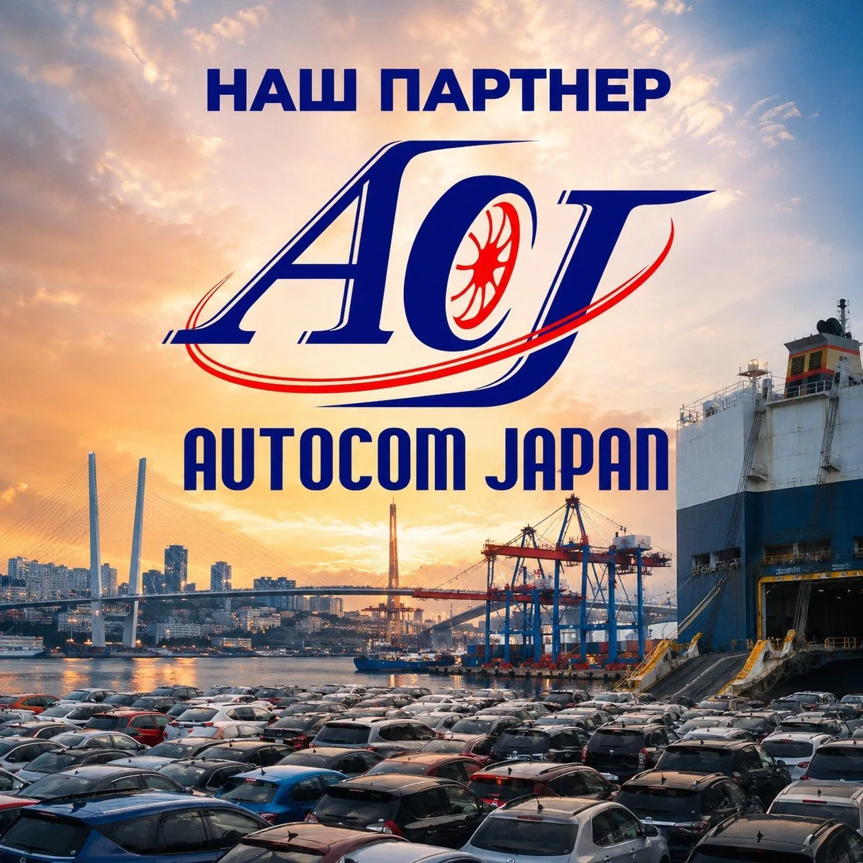 🤝 Сильные партнеры — залог быстрой и безопасной доставки ваших авто!
