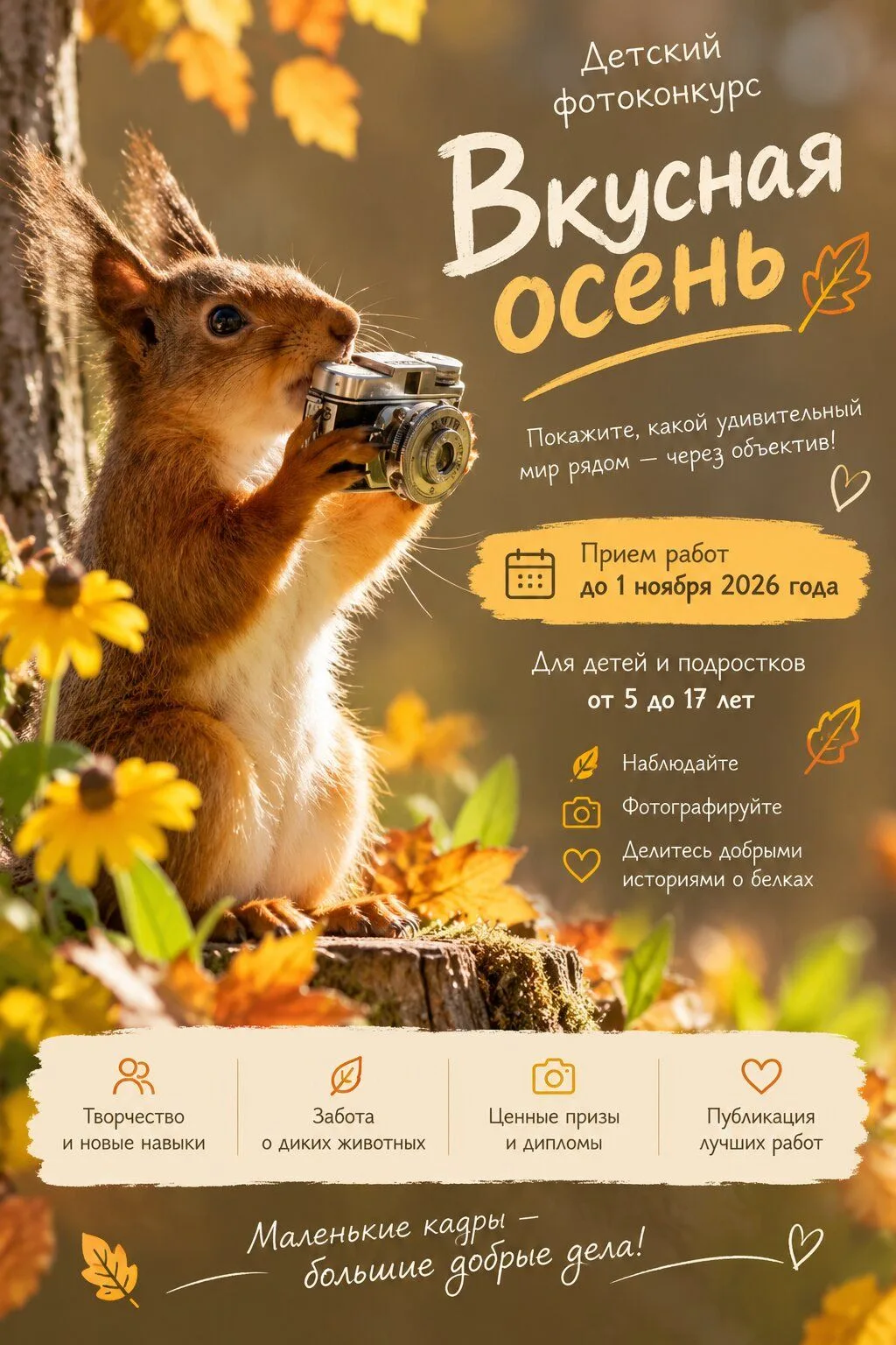 Детский фотоконкурс «Вкусная осень»