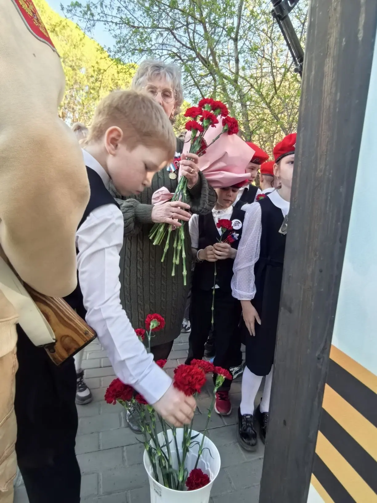 🇷🇺🔥🌟Вчера в Парке Победы состоялось торжественное мероприятие, посвященное обновлению Аллеи Славы Ге